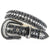 Luxe Premium Studded Rhinestone Belt Black/Silver